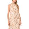 Vince Camuto Women’s Halter Neck Maxi Shift Dress(Natural)
