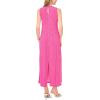 Vince Camuto Women’s Printed Sleeveless Maxi Dress(Raspberr Sorbet)