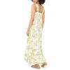 Vince Camuto Women’s Square Neck Maxi Dress(Flora Green)
