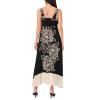 Vince Camuto Womens Square Neck Maxi No Tiers(Rich Black)