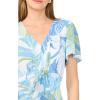Vince Camuto Women’s Tie Waist Cap Sleeve Tiered Maxi Dress(Mint)