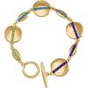 Vince Camuto Goldtone Unique Disc Link Toggle Bracelet