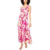 Vince Camuto Women’s Four Tier Maxi Dress(Deep Sangria)
