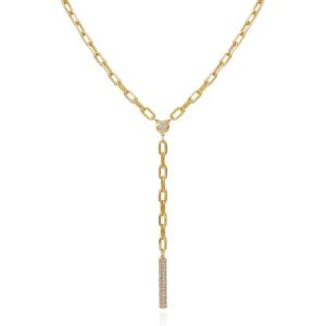 Vince Camuto Oval Chain Link Y Necklace for Women
