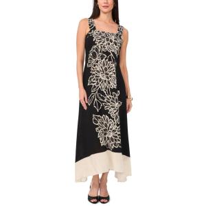Vince Camuto Womens Square Neck Maxi No Tiers(Rich Black)