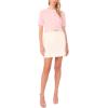 Vince Camuto Women’s Sheer Short Sleeve Cardigan(Baby Pink)