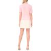 Vince Camuto Women’s Sheer Short Sleeve Cardigan(Baby Pink)