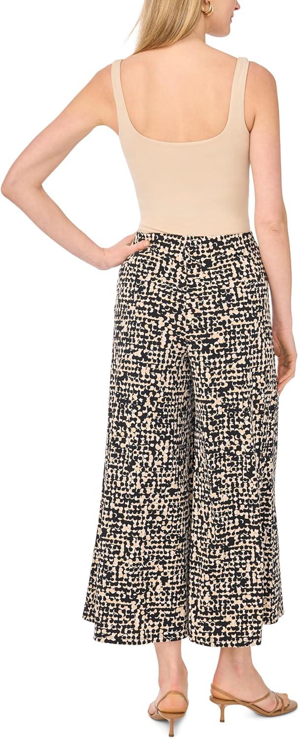 image:imageVince Camuto Womens Pull on Wide Leg PantRich Black