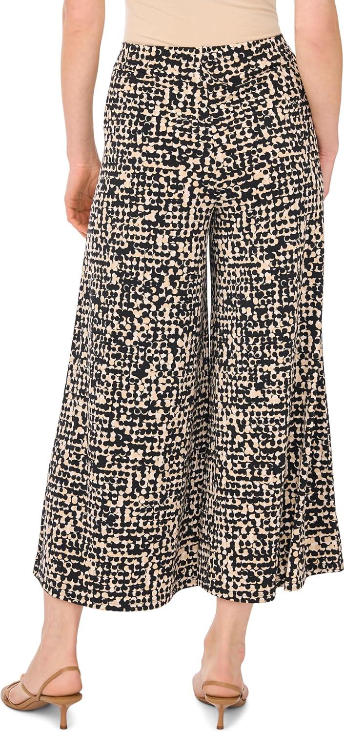 image:imageVince Camuto Womens Pull on Wide Leg PantRich Black
