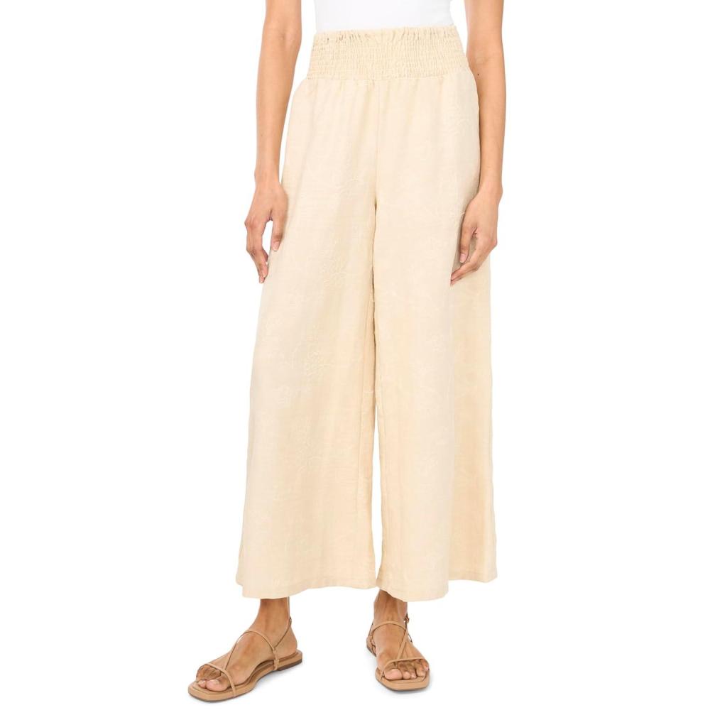 image:imageVince Camuto Womens Cropped Wide Leg PantSand Drift