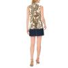 Vince Camuto Women’s Front Cross Over Wrap Sleeveless Tank Top(Burnt Olive)