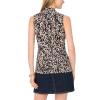 Vince Camuto Women’s Front Cross Over Wrap Sleeveless Tank Top(Rich Black)