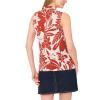 Vince Camuto Women’s Front Cross Over Wrap Sleeveless Tank Top(Rust)