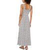 Vince Camuto Women’s Geo Challis Four Tier Maxi Dress(Rich Black)