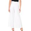 Vince Camuto Women’s Linen Wide Leg Tie Waist Pant(Ultra White)