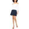 Vince Camuto Women’s Off the Shoulder Pleated Blouse(Ultra White)