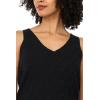Vince Camuto Women’s Pointelle Sleeveless Tank Top(Rich Black)