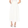 Vince Camuto Women’s Yoke Waist Band Maxi Skirt(Ultra White)