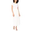 Vince Camuto Women’s Yoke Waist Band Maxi Skirt(Ultra White)
