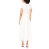 Vince Camuto Women’s Yoke Waist Band Maxi Skirt(Ultra White)