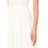 Vince Camuto Women’s Yoke Waist Band Maxi Skirt(Ultra White)