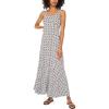Vince Camuto Women’s Geo Challis Four Tier Maxi Dress(Rich Black)