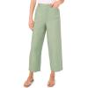Vince Camuto Women’s Soft Twill Cropped Front Pocket Pants(Eucalyptus)