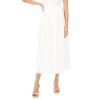 Vince Camuto Women’s Yoke Waist Band Maxi Skirt(Ultra White)