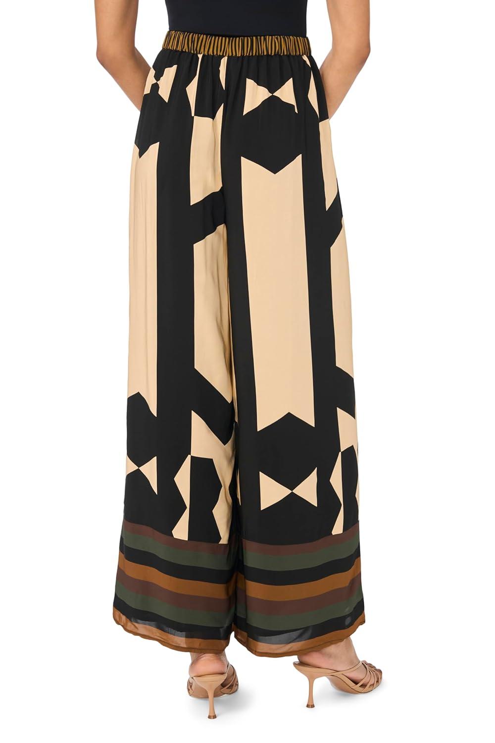 image:imageVince Camuto Womens Wide Leg Pull on PantRich Black