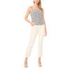 Vince Camuto Women’s Button Front Fitted Tank Top(Rich Black)