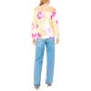 Vince Camuto Women’s Elastic Neck & Cuff Long Sleeve Top(Pale Lemon)