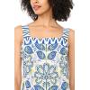 Vince Camuto Women’s Floral Thick Strap Maxi Dress(Opulent Blue)