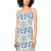 Vince Camuto Women’s Floral Thick Strap Maxi Dress(Opulent Blue)