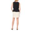 Vince Camuto Women’s Lace Trim V Neck Sleeveless Top(Rich Black)