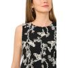 Vince Camuto Women’s Printed Sleeveless Top(Rich Black)