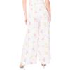 Vince Camuto Women’s Rumple Twill Wide Leg Pants with Pockets(Lemon Cream)