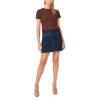 Vince Camuto Women’s Short Sleeve Crew Neck Top(Mocha)