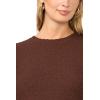 Vince Camuto Women’s Short Sleeve Crew Neck Top(Mocha)