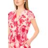 Vince Camuto Women’s Short Sleeve V-Neck Multi Tie Maxi Dress(Golden Haze)