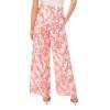 Vince Camuto Women’s Smocked Waist Wide Leg Pant(Summer Rose)