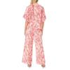 Vince Camuto Women’s Smocked Waist Wide Leg Pant(Summer Rose)