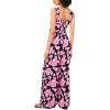Vince Camuto Women’s Square-neck Sleeveless Jumpsuit(Violet Blush)