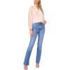 Vince Camuto Women’s Tencel Ruffle Front Long Sleeve Blouse(Lily Ivory)