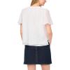 Vince Camuto Womens Tie Neck Princess Sleeve Blouse(Ultra White)