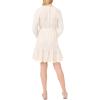 Vince Camuto Women’s Waist Tie Long Sleeve Mini Dress(Birch)