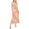 Vince Camuto Women’s Halter Tie Back Maxi Dress(Plush Pink)