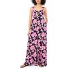 Vince Camuto Women’s Square-neck Sleeveless Jumpsuit(Violet Blush)