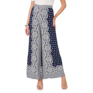 Vince Camuto Women’s Wide Leg Pull on Pant(Classic Navy)