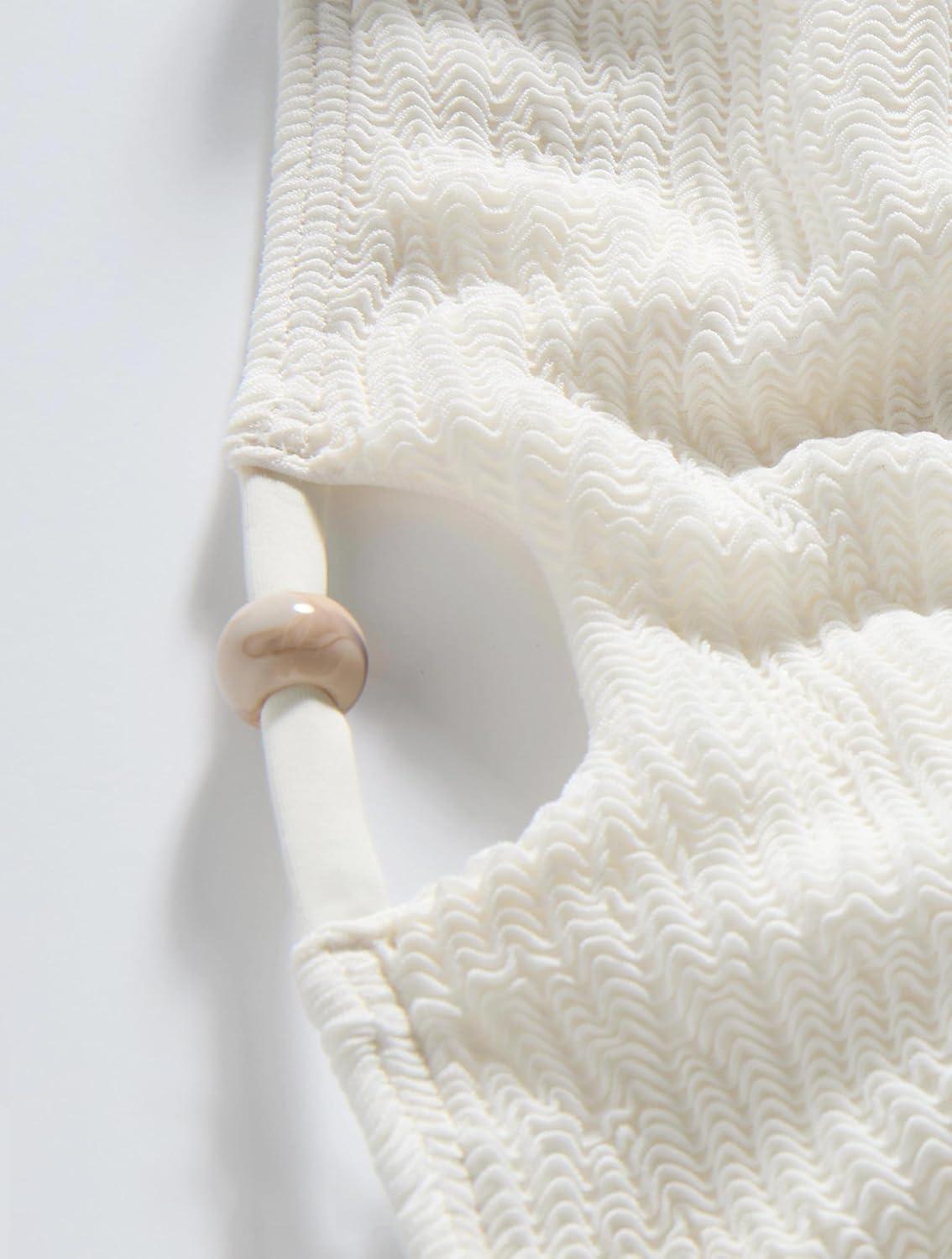 image:imageVince Camuto Womens Beaded String Bikini BottomIvory