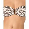 Vince Camuto Women’s Bandeau Bikini Top(Chocolate)
